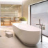 Duravit Luv Ванна отдельностоящая из минерального литья1800x850мм, цвет белый, с ножками и слив-переливом DuraSolid A (СПЕЦЦЕНА)