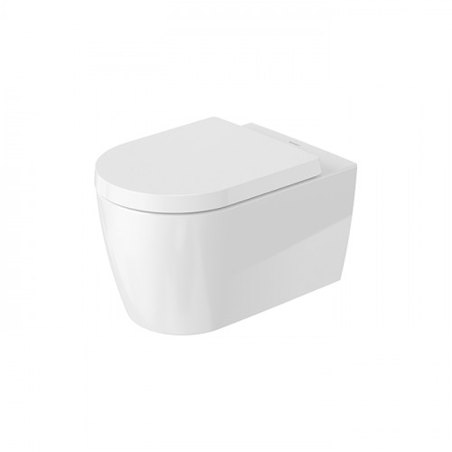 Duravit Me by Starck Унитаз подвесной Rimless 570х370 мм, с креплениями, вкл. крепление Durafix,с покрытием WonderGliss цвет белый матовый