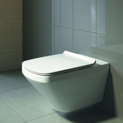 Duravit DuraStyle Унитаз удлиненный подвесной безободковый 620х370 мм, с креплением, цвет белый с покрытием WonderGliss (СПЕЦЦЕНА)