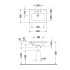 Duravit DuraStyle Раковина для мебели,с перел., с 1 отв. под смес., 650x480мм, Цвет: Белый