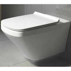 Duravit DuraStyle Унитаз удлиненный подвесной безободковый 620х370 мм, с креплением, цвет белый с покрытием WonderGliss (СПЕЦЦЕНА)