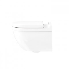 Duravit Starck 3 Унитаз подвесной безободковый, 540х360 мм, с креплением Durafix, с WG, цвет белый