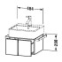 Duravit Vero Air Раковина 50cm, w, с площадкой,с 1 отв. под смеситель, Цвет белый