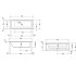 Duravit D-Code Ванна акриловая прямоугольная 1700х700 мм см, встраиваемая, с 1 наклоном для спины, выпуск центральный , цвет белый