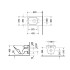 Duravit DuraStyle Унитаз удлиненный подвесной безободковый 620х370 мм, с креплением, цвет белый с покрытием WonderGliss (СПЕЦЦЕНА)
