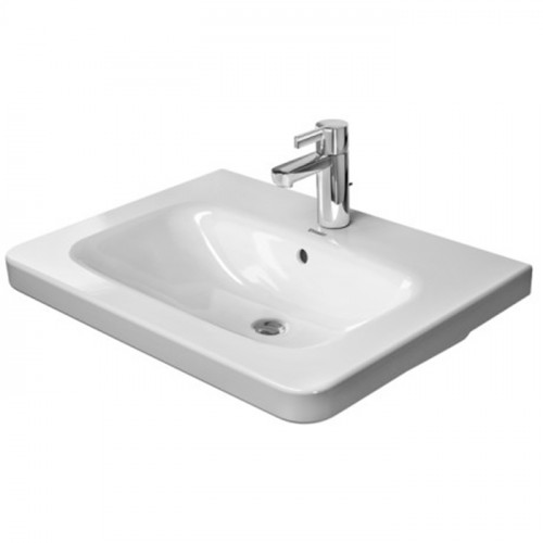 Duravit DuraStyle Раковина для мебели,с перел., с 1 отв. под смес., 650x480мм, Цвет: Белый