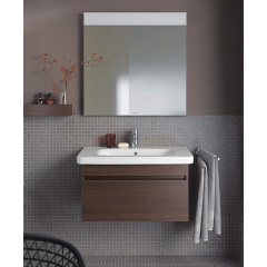 Duravit DuraStyle Раковина для мебели,с перел., с 1 отв. под смес., 650x480мм, Цвет: Белый