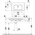 Duravit White Tulip Раковина накладная 750х490 мм,с переливом, без отв. под смеситель, с WonderGliss, цвет: белый