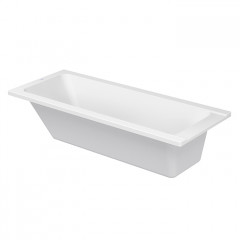 Duravit D-Code Ванна акриловая прямоугольная 1700х700 мм см, встраиваемая, с 1 наклоном для спины, выпуск центральный , цвет белый
