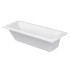 Duravit D-Code Ванна акриловая прямоугольная 1700х700 мм см, встраиваемая, с 1 наклоном для спины, выпуск центральный , цвет белый