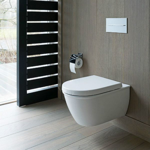 Duravit Darling New Унитаз подвесной с вертикальным смывом, вкл. крепление Durafix, объем: 4.5л, 370x540мм, Цвет: Белый
