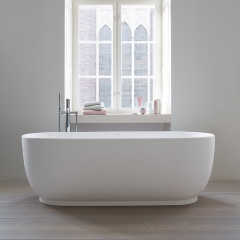 Duravit Luv Ванна отдельностоящая из минерального литья1800x850мм, цвет белый, с ножками и слив-переливом DuraSolid A (СПЕЦЦЕНА)