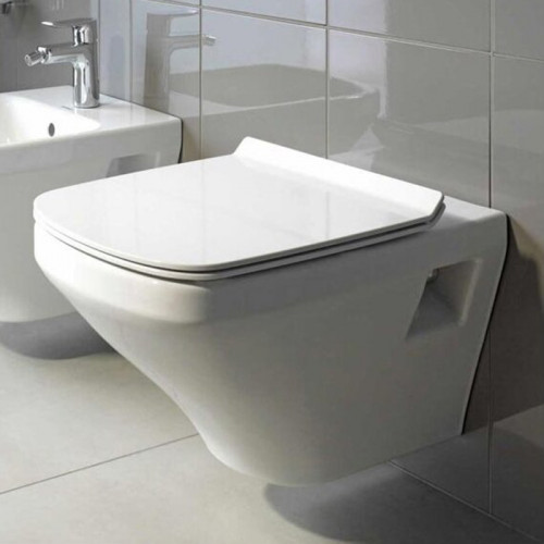 Duravit DuraStyle Rimless Унитаз подвесной без смывного края, 370x540мм, с вертикальным смывом, 4.5л., с покрытием WonderGliss, Цвет: Белый СПЕЦЦЕНА)
