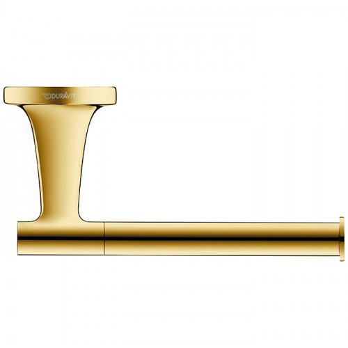 Duravit Starck T Держатель туалетной бумаги настенный, цвет: Gold Polished