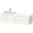 Duravit Happy D.2 Plus Тумба подвесная 408x1600x550мм 4 ящика,, цвет: белый глянцевый