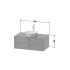 Duravit White Tulip Тумбочка подвесная, 408x1000x550 мм, 2 ящика с ручкой, цвет: Nordic White HighGloss