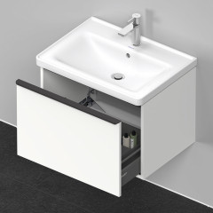 Duravit D-Neo Тумбочка подвесная 634x452хh440, 1 ящик, цвет: белый матовый (для раковины 236765)