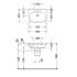 Duravit DuraStyle Полупьедестал для раковины, цвет белый
