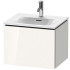 Duravit L-Cube Тумба подвесная под раковину # 234453, 1 выдвижное отделение, 400x520x421мм, цвет White High Gloss