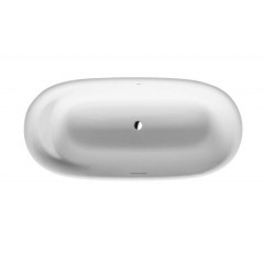Duravit Cape Cod Ванна 1855х885 мм, отдельностоящая с бесшовной панелью и ножками с одним наклоном для спины со спец. сливом и перел. DURA SOLID A
