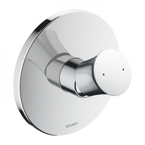 Duravit White Tulip Смеситель для душа, на 1 источник, встраиваемый, с обр клапаном (внешние части) цвет: хром