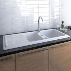 Duravit Cassia Кухонная мойка Cassia 80 1160x510, белая
