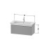 Duravit White Tulip Тумбочка подвесная, 410x984x458 мм, 1 выдвижной ящик, цвет: Nordic White Satin matt