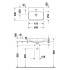 Duravit Happy D.2 Plus Раковина 500х400мм с переливом, без отв под смес, с креплением, выпуск с керам. покрытием цвет Anthracite matt/белый, покр Wo