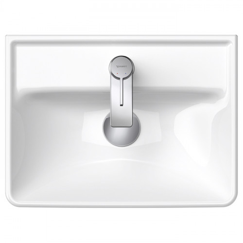 Duravit D-Neo Раковина 450х335 мм, без перелива, с 1 отв. под смеситель, с WonderGliss, цвет: белый