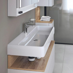 Duravit Qatego Раковина накладная/подвесная 1200х470х125 мм, с 1 отв под смеситель, цвет белый