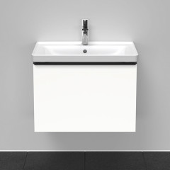 Duravit D-Neo Тумбочка подвесная 634x452хh440, 1 ящик, цвет: белый матовый (для раковины 236765)