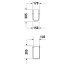 Duravit Starck 3 Полупьедестал для раковин (030065,030060,030055,030410,030480,030470,033213) 170х285 мм, цвет белый