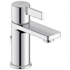 Duravit D-Neo Смеситель для раковины на 1 отв., с донным клапаном, h=151мм, излив 94мм, EcoStart цвет: хром
