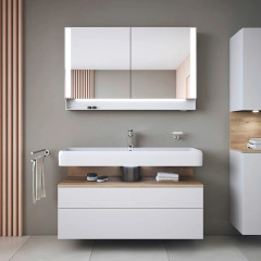 Duravit Qatego Раковина накладная/подвесная 1200х470х125 мм, с 1 отв под смеситель, цвет белый