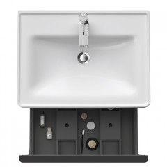 Duravit D-Neo Тумбочка подвесная 634x452хh440, 1 ящик, цвет: белый матовый (для раковины 236765)