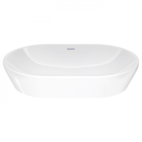 Duravit D-Neo Раковина накладная, овал 600х400 мм, без перелива, без отв под смес, с WonderGliss, цвет: белый (СПЕЦЦЕНА)