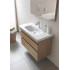 Duravit DuraStyle Раковина для мебели,с перел., с 1 отв. под смес., 800x480мм, Цвет: Белый