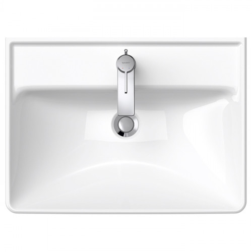 Duravit D-Neo Раковина накладная 600х440 мм, с переливом, с 1 отв. под смеситель, цвет: белый