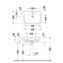 Duravit #1 Раковина для мебели 60*46см,с 1отв для смесителя, цвет белый глянец