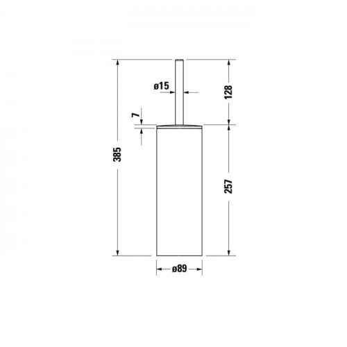 Duravit D-Code Ершик напольный, хром (СПЕЦЦЕНА)