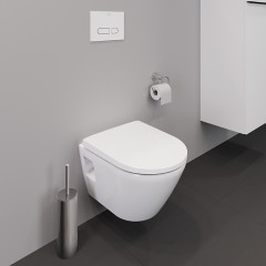 Duravit D-Neo Унитаз подвесной укороченный, 370 x 480 мм, безободковый, в комплекте с сиденьем 0021690000 цвет: белый "СПЕЦЦЕНА с нашего склада!"