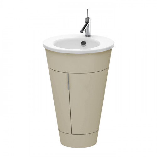 Duravit Starck 1 Тумба напольная 600x560xh825 мм, для раковины #040658, с 2мя дверцами, 1 полка, цвет: taupe satin matt