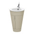 Duravit Starck 1 Тумба напольная 600x560xh825 мм, для раковины #040658, с 2мя дверцами, 1 полка, цвет: taupe satin matt