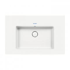 Duravit White Tulip Раковина накладная 750х490 мм,с переливом, с 1 отв. под смеситель, с WonderGliss, цвет: белый