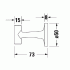 Duravit Starck T Крючок настенный, цвет: Gold Polished