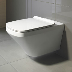 Duravit DuraStyle Комплект: унитаз подвесной 540х370 мм, 255209 + сиденье с микролифтом 006379, цвет белый (СПЕЦЦЕНА)