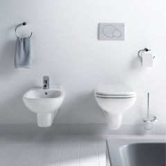 Duravit D-Code Унитаз подвесной, с вертикальным смывом объем: 4,5 л, 355x545мм, Цвет: Белый (СПЕЦЦЕНА)