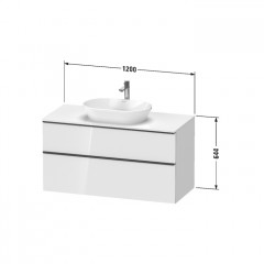 Duravit Luv Раковина на столешницу 600мм Luv, без перелива, без площадки, с выпуском, с креплением, белый (СПЕЦЦЕНА)