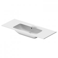 Duravit ME by Starck Раковина для мебели с перел., без отв. под смес., 1230x490мм, Цвет: Белый