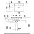 Duravit D-Neo Раковина накладная 600х440 мм, с переливом, с 1 отв. под смеситель, цвет: белый